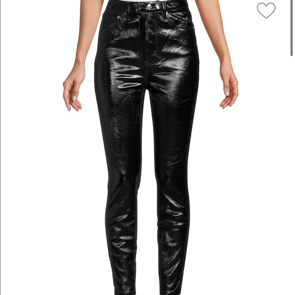 Free People Liquid Leather Pants - Picture 2 of 2